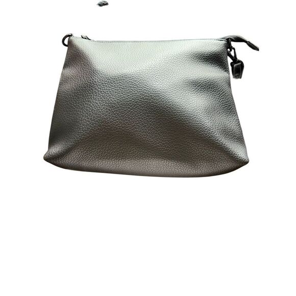 Steve Madden cross body bag wristlet black faux pebbled leather purse NEW - Picture 5 of 8